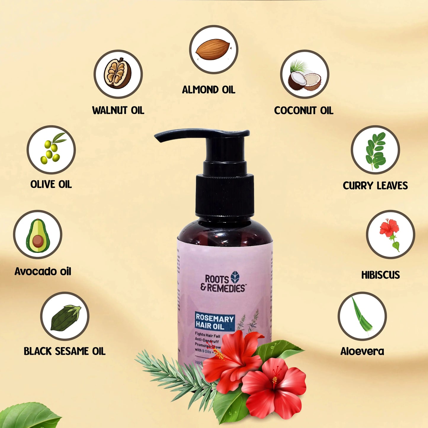 Rosemary Hair Oil (100ml)