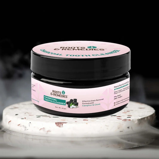 Charcoal tooth cleanser